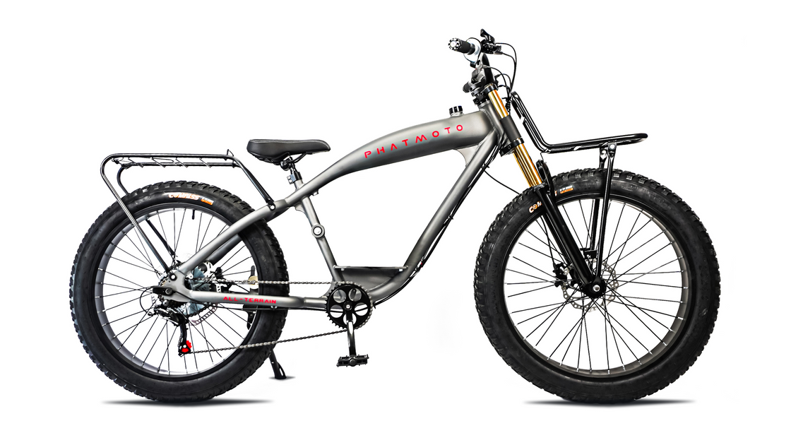 2024 Phatmoto® All Terrain Fat Tire Bicycle Only Available In 3 Colors Free Shipping